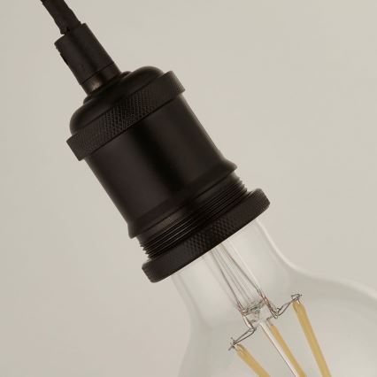 Searchlight - Luster na sajli SUSPENSION 1xE27/60W/230V crna