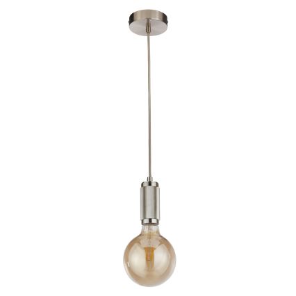 Searchlight - Luster na sajli SUSPENSION 1xE27/60W/230V srebran