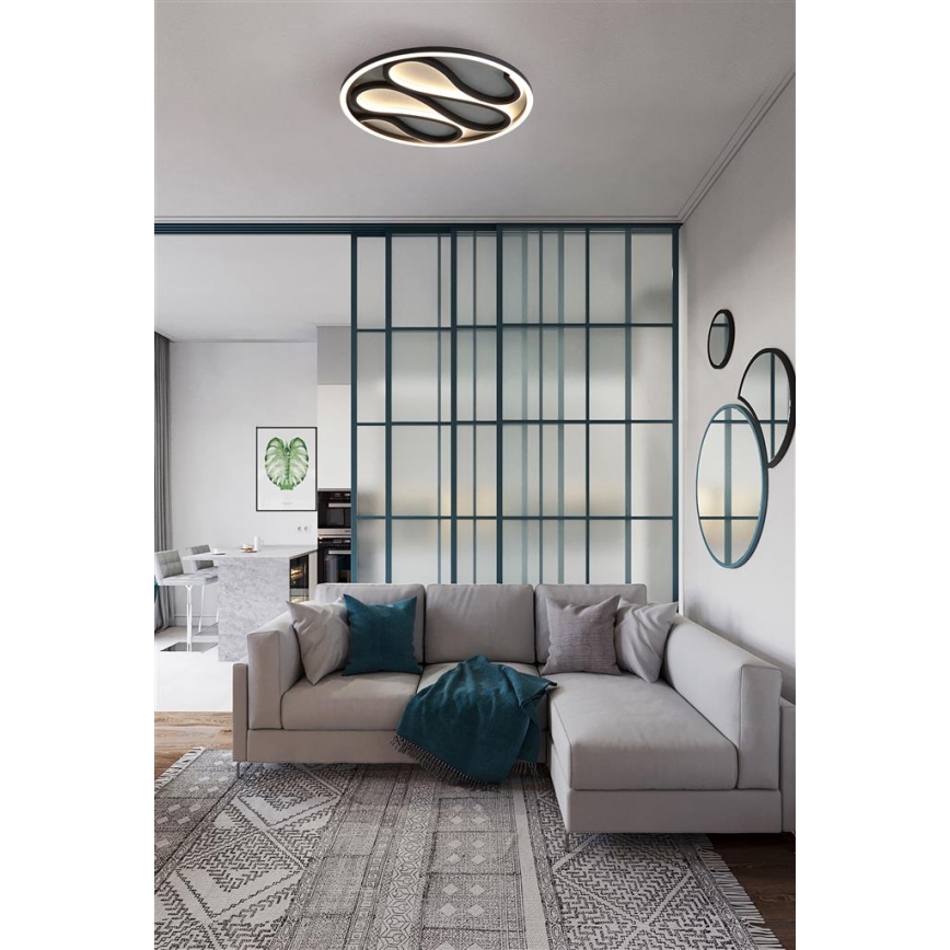 Searchlight - LED prigušiva stropna svetiljka ZENDISC LED/20W/230V 3000K prečnik 39 cm
