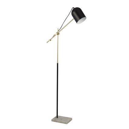 Searchlight - Stojeća lampa ODYSSEY 1xE27/7W/230V crna