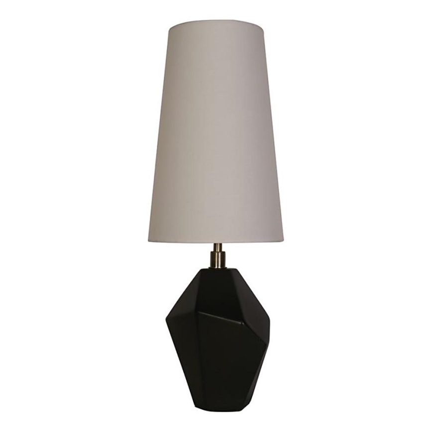 Searchlight - Stona lampa APEX 1xE27/60W/230V crna/siva