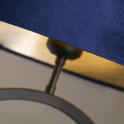 Searchlight - Stona lampa ELEGANT 1xE27/60W/230V plava