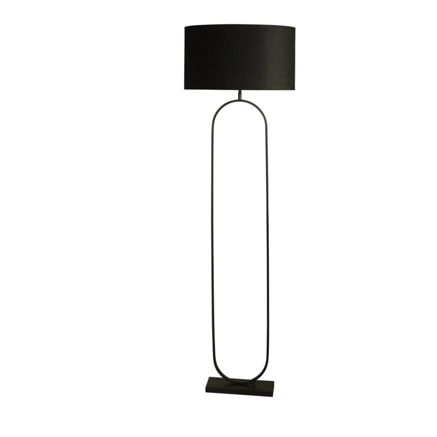 Searchlight - Podna lampa MODISH 1xE27/60W/230V crna