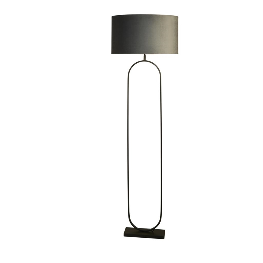 Searchlight - Podna lampa MODISH 1xE27/60W/230V siva