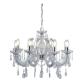 Searchlight - Krištalni luster na lancu MARIE 8xE14/40W/230V