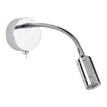 Searchlight - LED fleksibilna lampica ADJU LED/1W/230V sjajni hrom