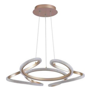 Searchlight - LED prigušiva luster na sajli DOODLE LED/40W/230V mesing