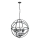 Searchlight - Luster na lancu ORBIT 6xE14/60W/230V crne boje