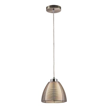 Searchlight - Luster na sajli 1xE27/60W/230V prečnika 19 cm sjajni hrom