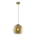 Searchlight - Luster na sajli BALL 1xE27/60W/230V braon