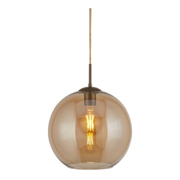 Searchlight - Luster na sajli BALL 1xE27/60W/230V braon