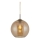 Searchlight - Luster na sajli BALL 1xE27/60W/230V braon