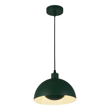 Searchlight - Luster na sajli MARS 1xE27/60W/230V, prečnik 40 cm, zelene boje