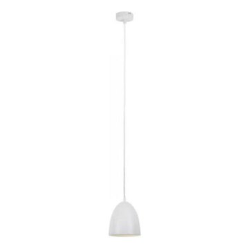 Searchlight - Luster na sajli METAL 1xE27/60W/230V Ø 28 cm bela