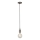 Searchlight - Luster na sajli SUSPENSION 1xE27/60W/230V srebrna