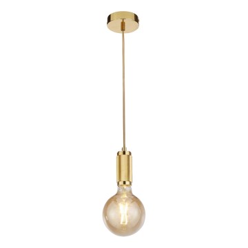 Searchlight - Luster na sajli SUSPENSION 1xE27/60W/230V zlatni