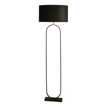 Searchlight - Podna lampa MODISH 1xE27/60W/230V crna