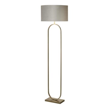 Searchlight - Podna lampa MODISH 1xE27/60W/230V siva