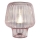 Searchlight - Stona lampa ARIA 1xE27/10W/230V ružičasta