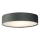 Searchlight - Stropna svetiljka DRUM 3xE27/60W/230V siva