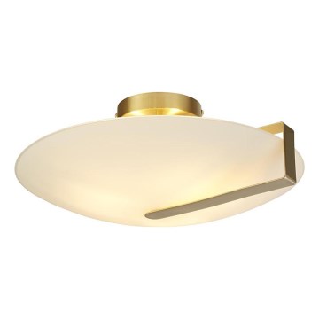 Searchlight - Stropna svetiljka SUNDIAL 3xE27/40W/230V zlatna