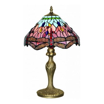 Searchlight - Tiffany stona lampa DRAGONFLY 1xE27/60W/230V