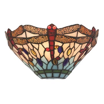 Searchlight - Tiffany zidno svetlo DRAGONFLY 1xE14/60W/230V