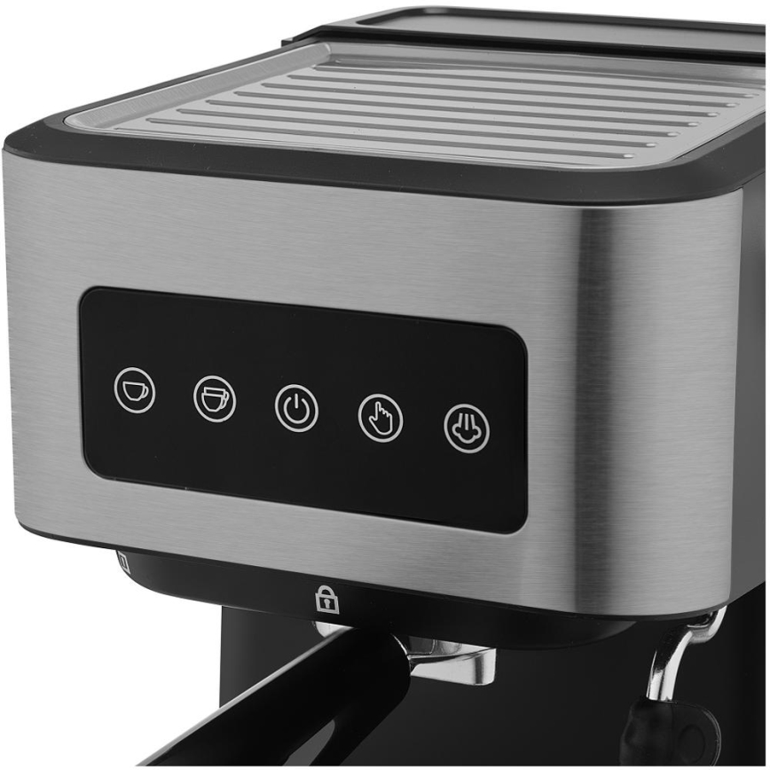 Sencor - Aparat za espresso sa portafilom 1050W/230V crna/mat hrom