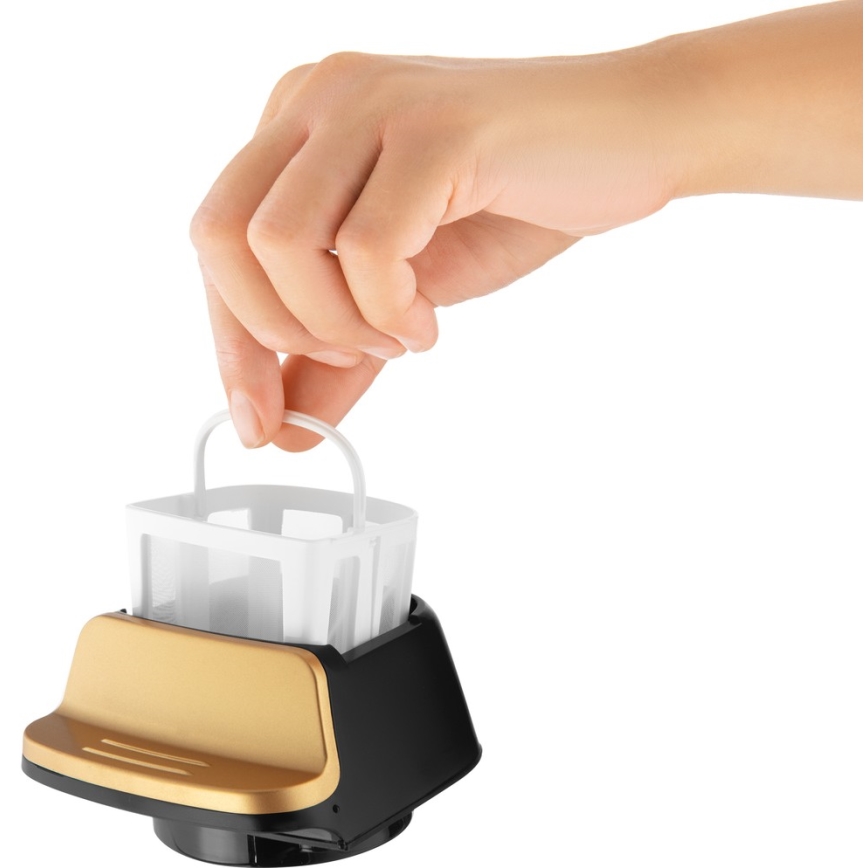 Sencor - Aparat za kafu za dve šolje 500W/230V crvena/crna