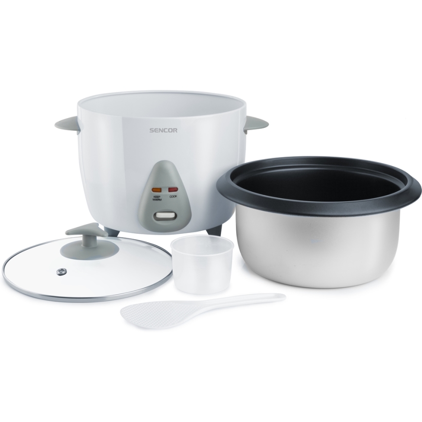 Sencor - Aparat za kuvanje pirinča 500W/230V 1,5 l beo