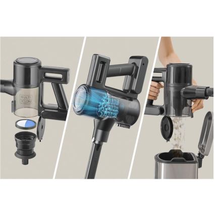 Sencor - Bežični štapni usisivač 2 u 1 200W/2600 mAh crna