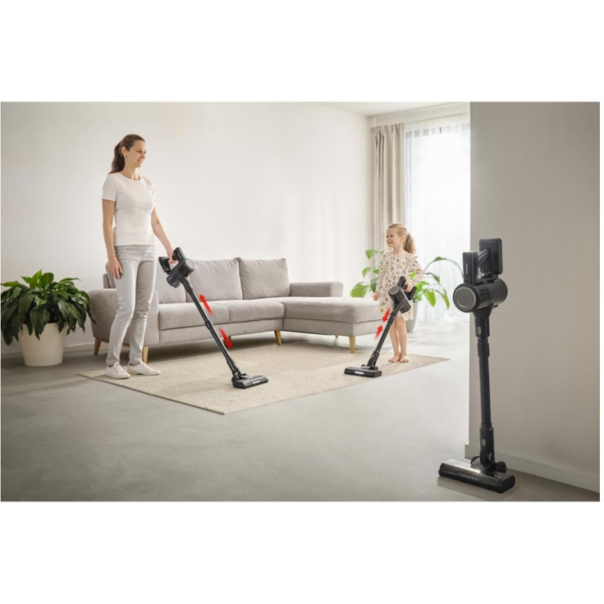 Sencor - Bežični štapni usisivač 2 u 1 200W/2600 mAh crna