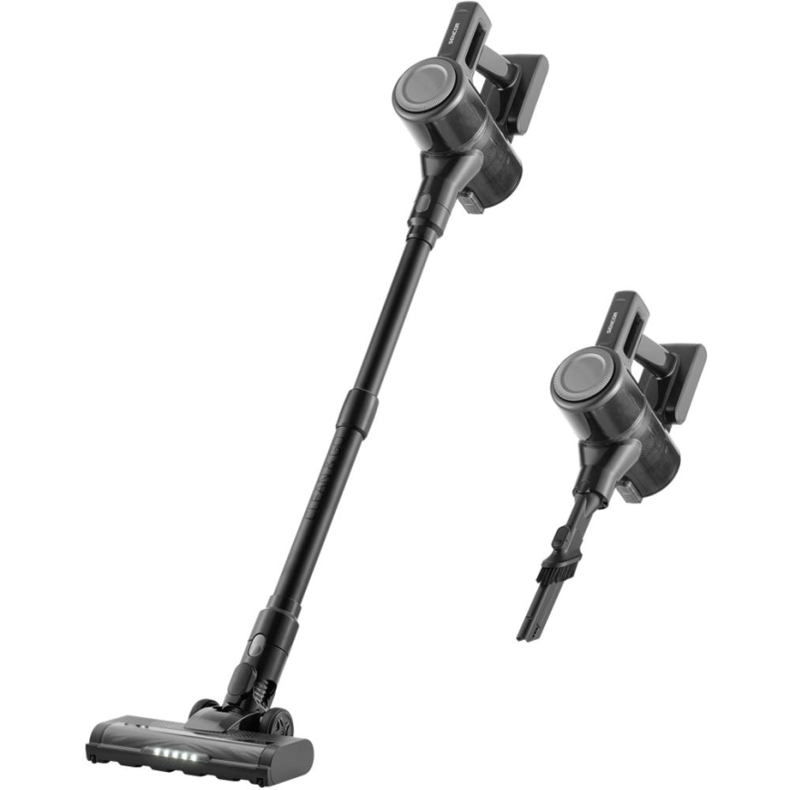 Sencor - Bežični štapni usisivač 2 u 1 200W/2600 mAh crna
