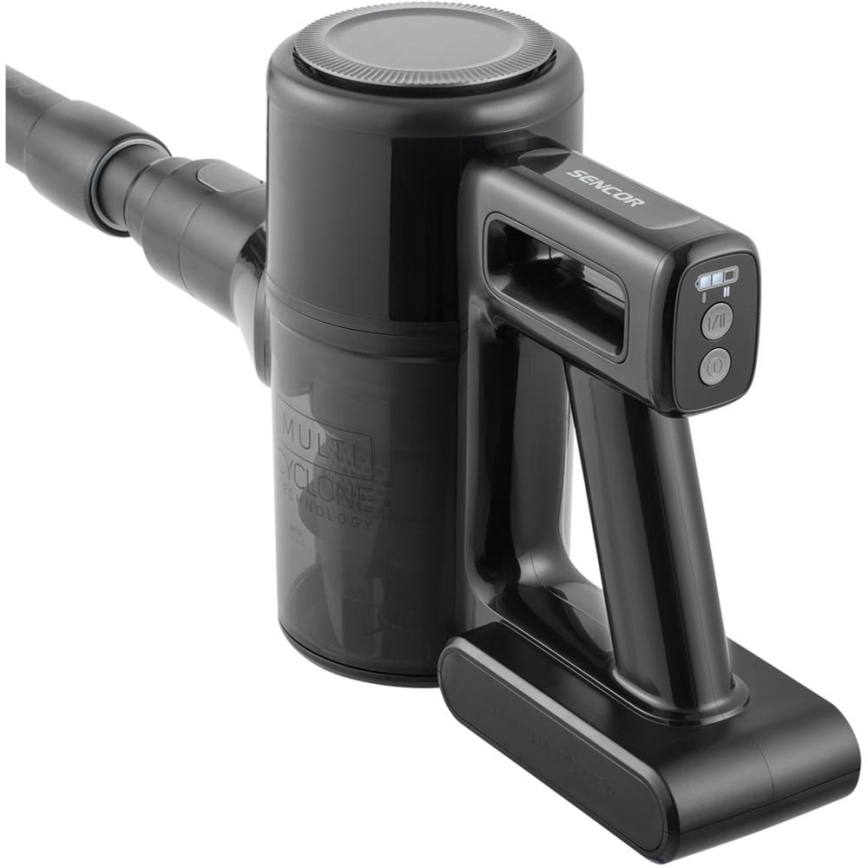 Sencor - Bežični štapni usisivač 2 u 1 200W/2600 mAh crna