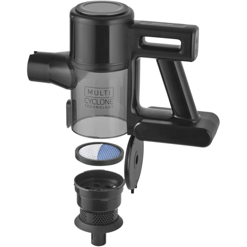 Sencor - Bežični štapni usisivač 2 u 1 200W/2600 mAh crna