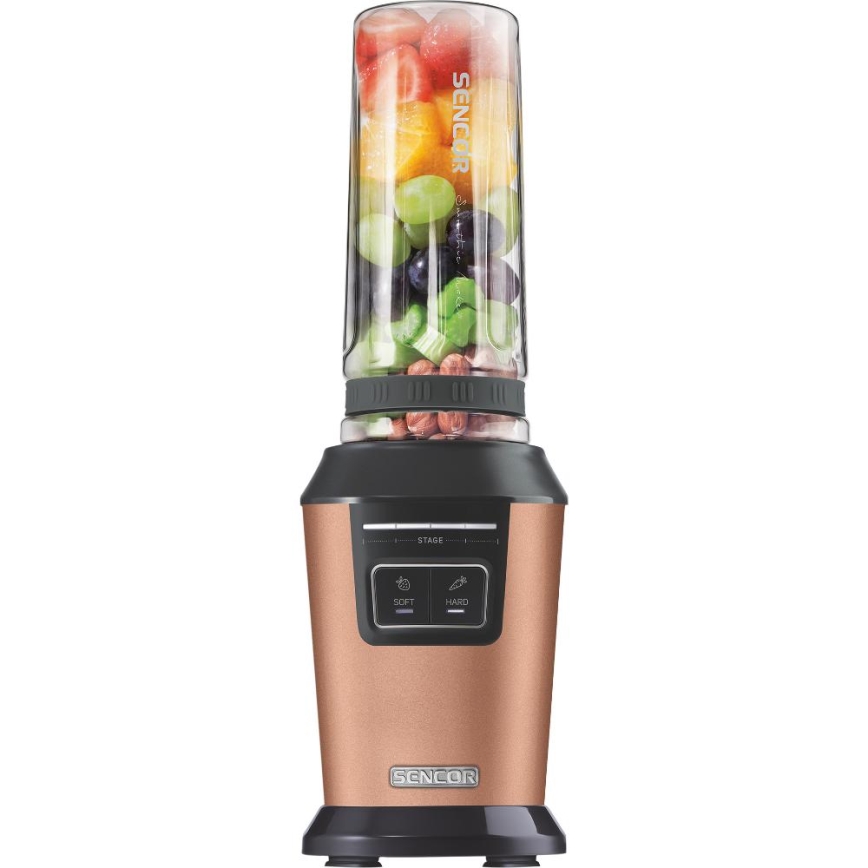 Sencor - blender za smoothie sa priborom 800W/230V bakarne boje