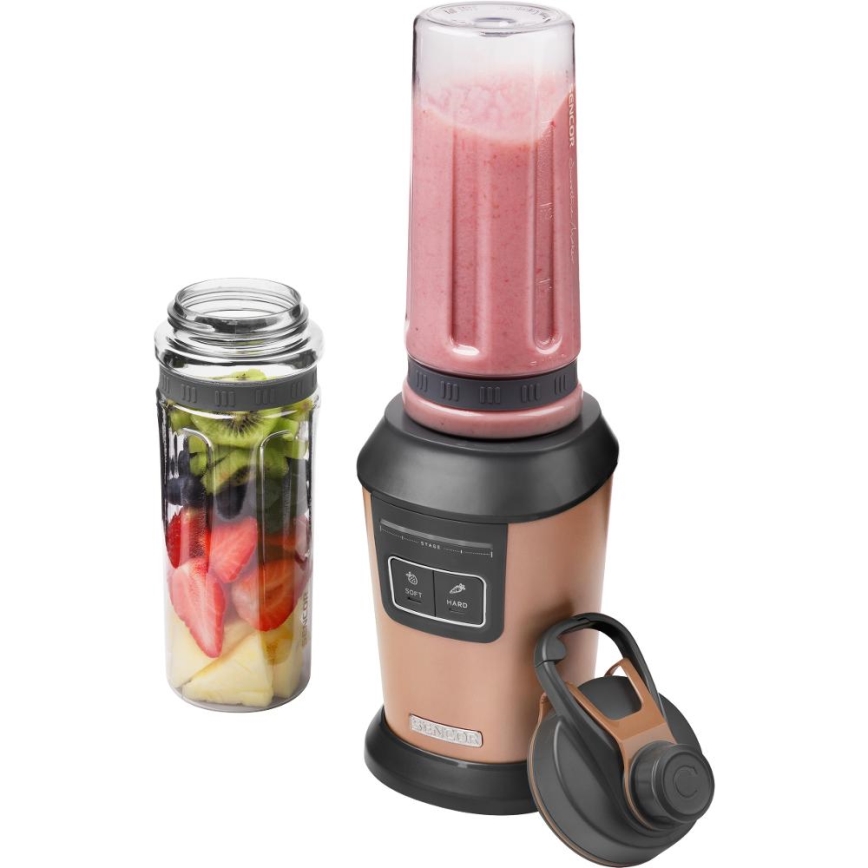 Sencor - blender za smoothie sa priborom 800W/230V bakarne boje