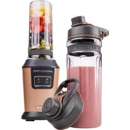 Sencor - blender za smoothie sa priborom 800W/230V bakarne boje