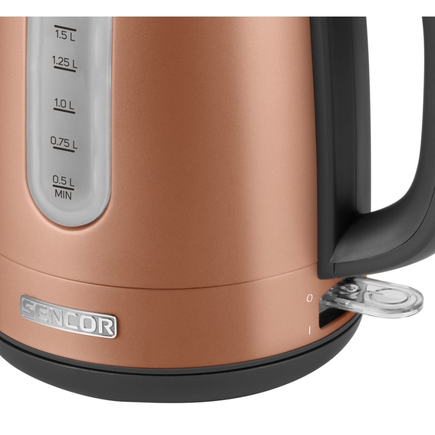 Sencor - Brzo kuvalo za vodu 1,7 l 2150W/230V u bakarnoj boji