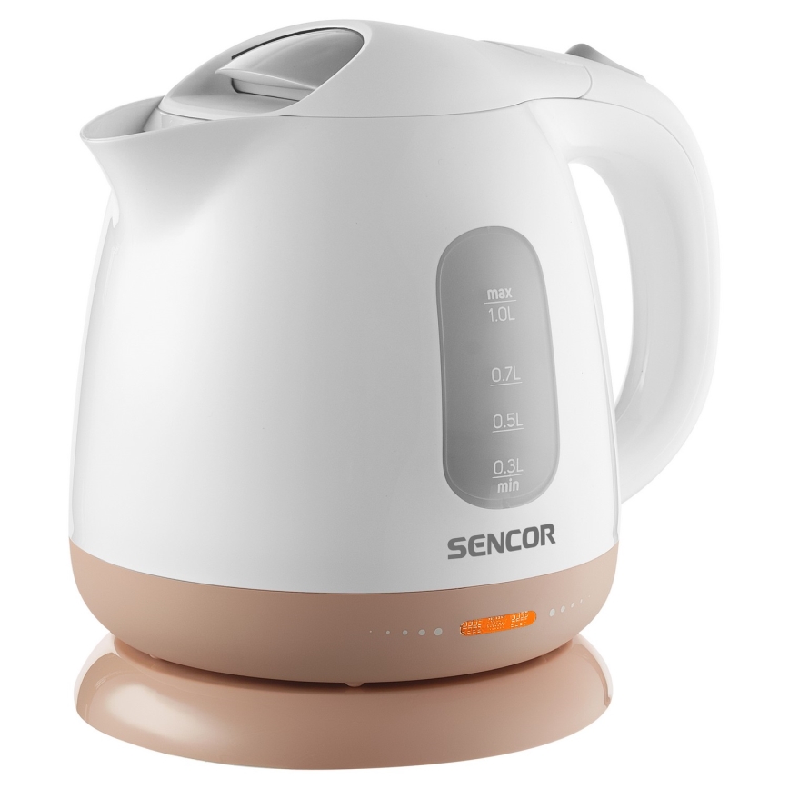 Sencor - Brzo kuvalo za vodu 1 l 1100W/230V belo/ružičasto
