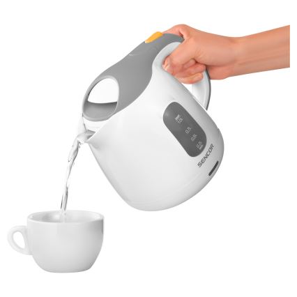 Sencor - Brzo kuvalo za vodu 1 l 1100W/230V belo/sivo