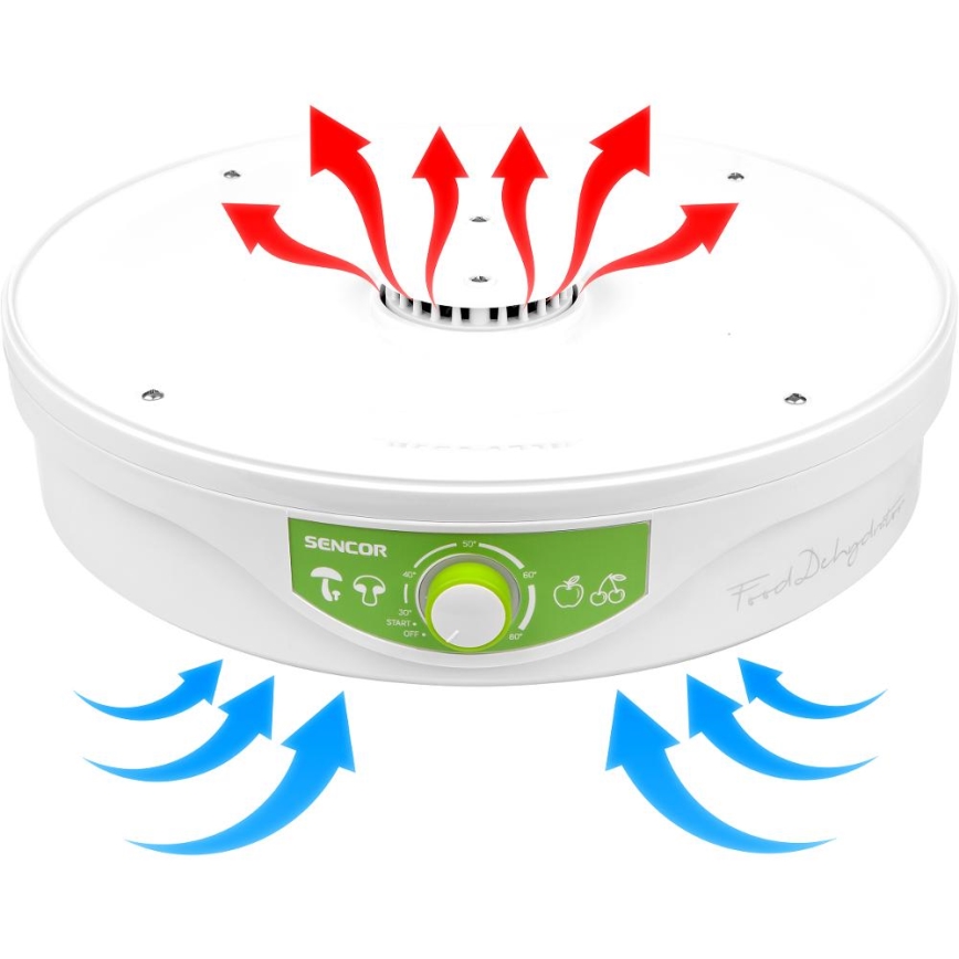 Sencor - Dehidrator hrane sa termoregulacijom 250W/230V
