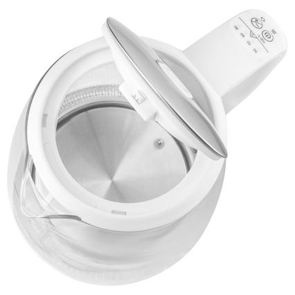 Sencor - Brzo kuvalo za vodu sa termoregulacijom i LED osvetljenjem, 2 l, 2200 W / 230 V, belo