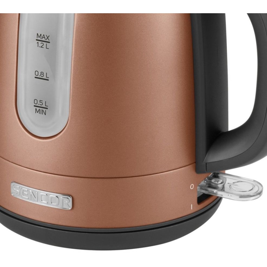 Sencor - Električno kuvalo za vodu 1,2 l 2150W/230V bakarne boje