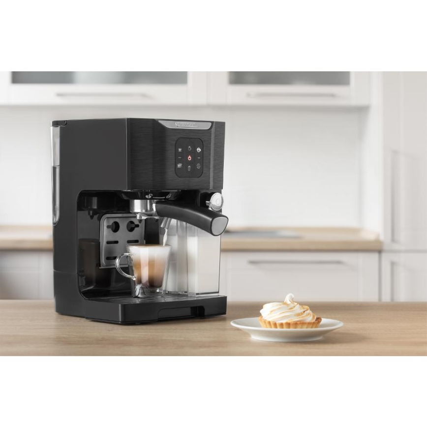 Sencor - Espresso aparat sa portafilom 1450W/230V crna/mat hrom