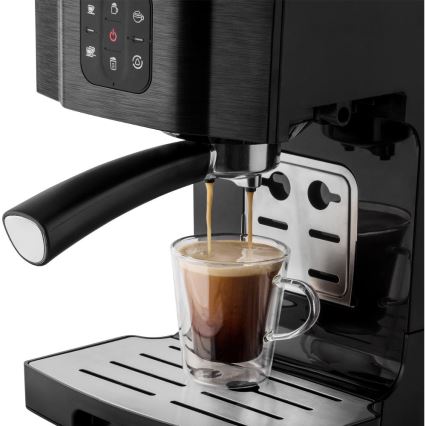 Sencor - Espresso aparat sa portafilom 1450W/230V crna/mat hrom