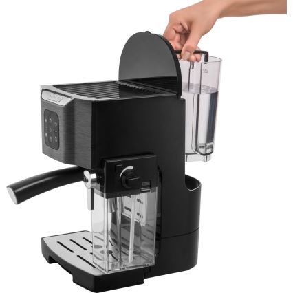 Sencor - Espresso aparat sa portafilom 1450W/230V crna/mat hrom