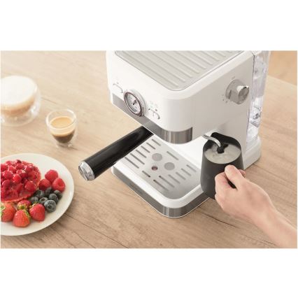 Sencor - Espresso aparat sa portafilrom 1050W/230V bela/matni hrom