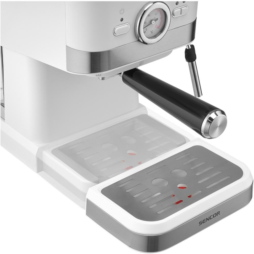 Sencor - Espresso aparat sa portafilrom 1050W/230V bela/matni hrom