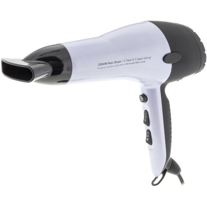 Sencor - Fen za kosu 2000W/230V, bela/crna